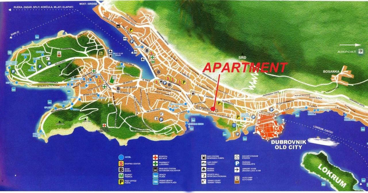 Two-Bedrooms Apartment With Balcony And Sea View,Near Old Town Dubrovnik Eksteriør billede